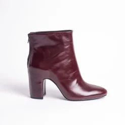 Cecelia New York Noel Low Back Zip Heeled Leather Bootie New