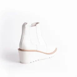 Cecelia New York -Gemma Slip On Low Wedge Boot Alabaster Sale
