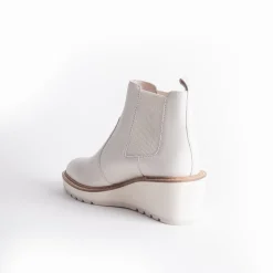 Cecelia New York -Gemma Slip On Low Wedge Boot Alabaster Sale
